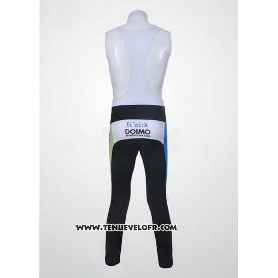 2011 Maillot Ciclismo Liquigas Cannondale Blanc et Vert Manches Longues et Cuissard